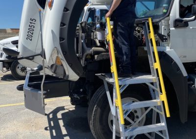this image shows truck oil change in Stockton, California